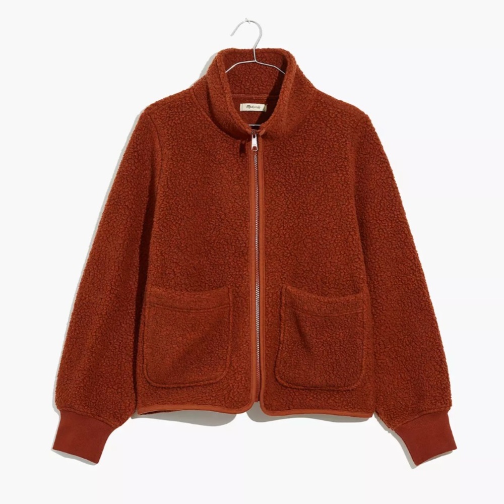 Madewell Polartrc Fleece Zip Up Jacket W’s Small